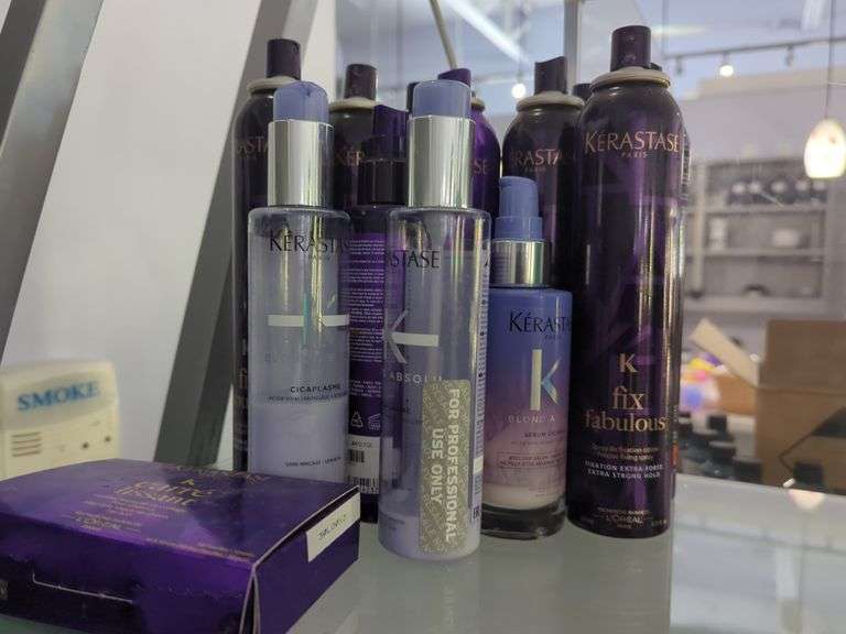 Kerastase Hair Styling Back Bar Products, All Items Are Partially Used