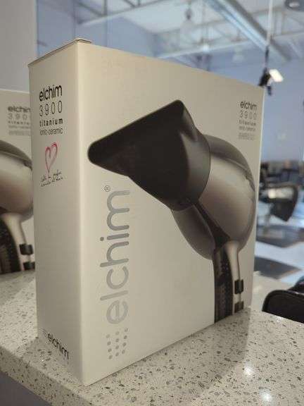 Elchim 3900 Titanium Ionic-Ceramic Professional Hair Dryer, New In Box