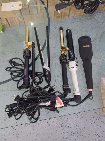 Hair Styling Tools Including Hot Shot, Izunami, Amika