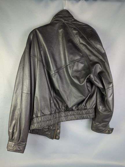 Wilson's The Leather Experts Black Leather Jacket - Size L