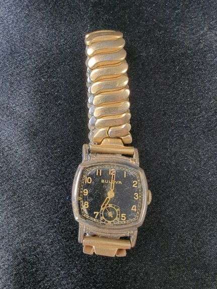 Two Wristwatches: Bulova and Elgin, No Crystals, Unknown Working Order
