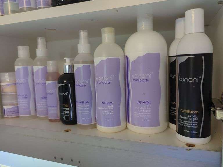 Kanani Curl Care Product,  Contents Of Shelf