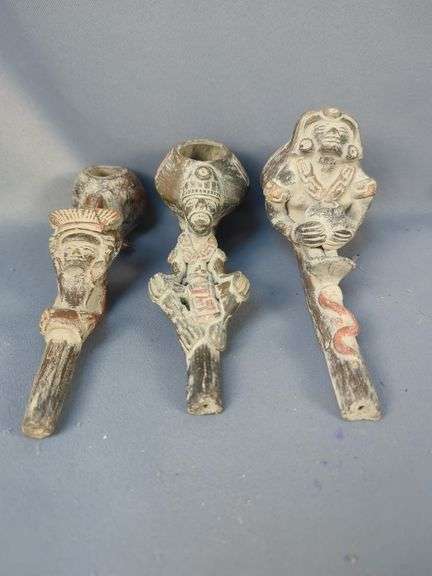 Ceramic/Clay Figurative Pipes
