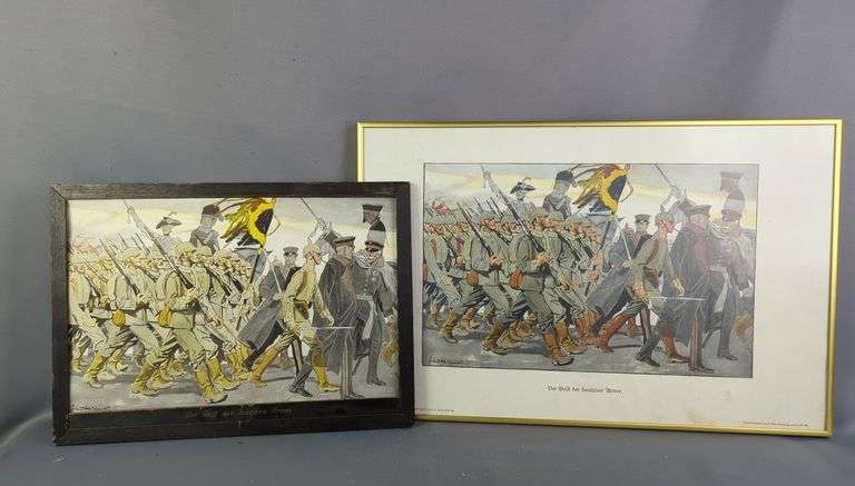 German Military Framed PrintsPrints - "Der Geist der deutschen Armee"