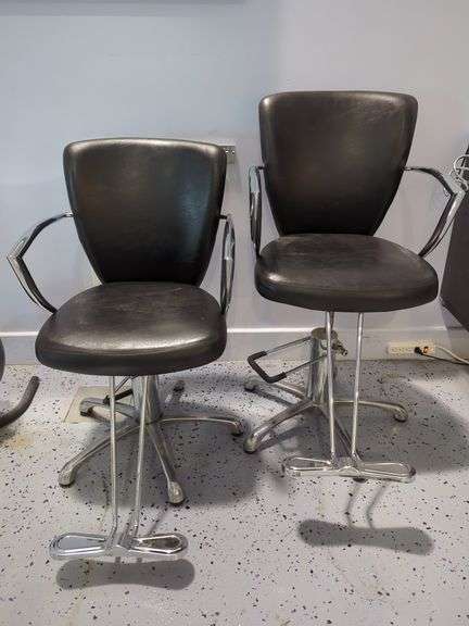 Salon Barber Chairs, Qty 2