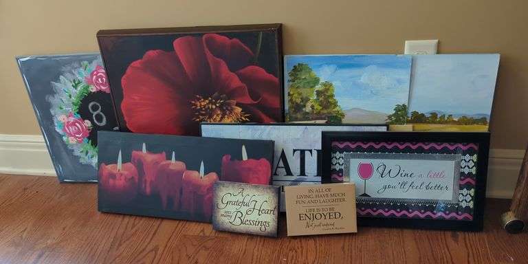 Wall Art, Canvas, Signs And More