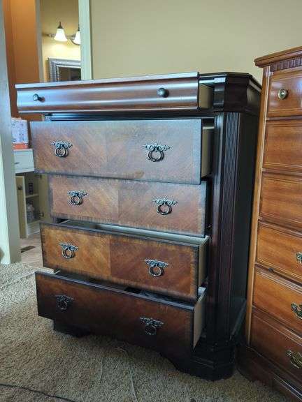 Wood Dresser with Drawers