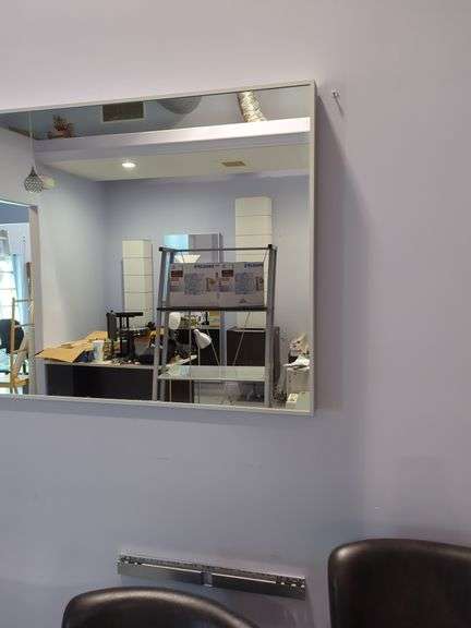 Oversized Rectangular Wall Mirror, 31" x 77"