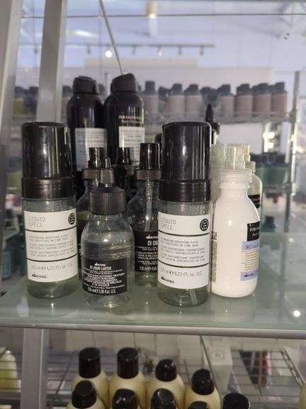 Davines & Shu Uemura Back Bar Hair Products, Partially Full\