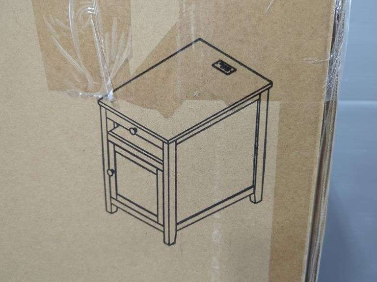Signature Design by Ashley T300-617 Chair Side End Table, In Original Box