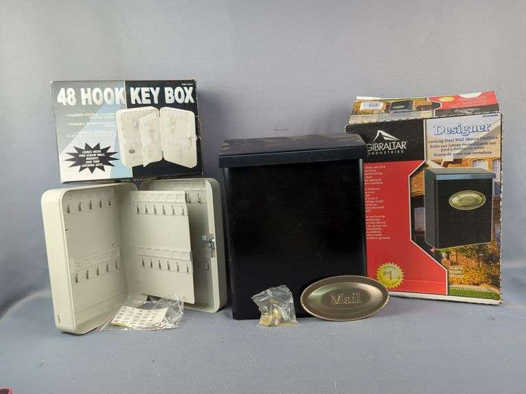Gibraltar Industries Mailbox & 48 Hook Key Box