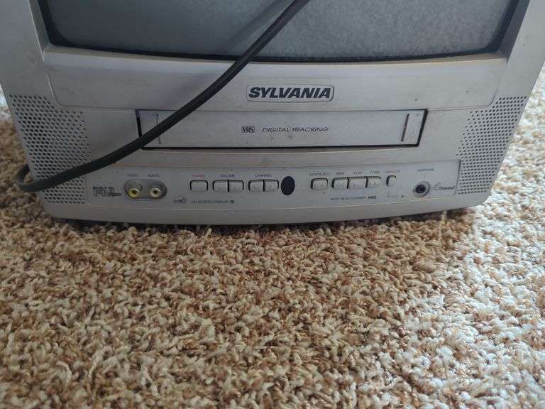 Sylvania TV VCR Combo with Library of Congress Talking Book