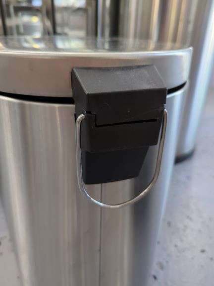 Simplehuman Stainless Steel Trash Cans, Various Sizes Set