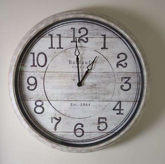 Baldauf Clock Company Wall Clock