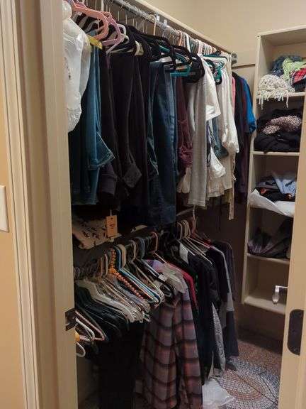 Clothing & Accessories, Various Styles, Contents Of Closet