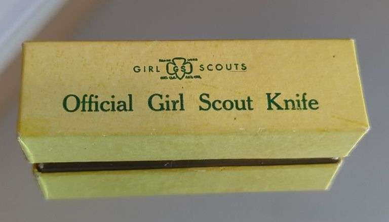 Official Girl Scout Knife In Original Box With Instructions