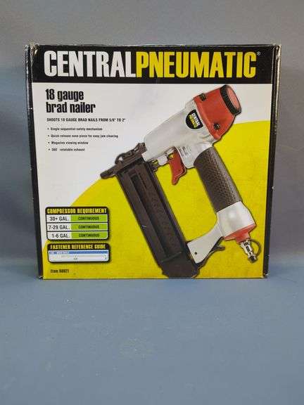 Central Pneumatic 18 Gauge Brad Nailer
