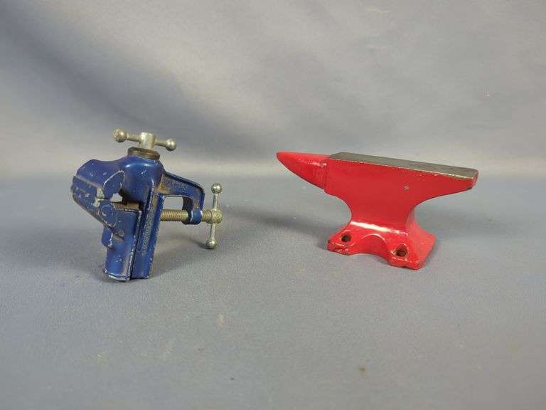 Miniature Vises and Anvil
