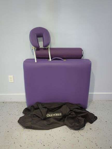 Oakworks Portable Massage Table with Accessories