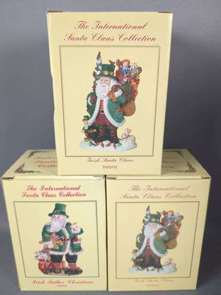 International Santa Claus Collection Ornament Assortment