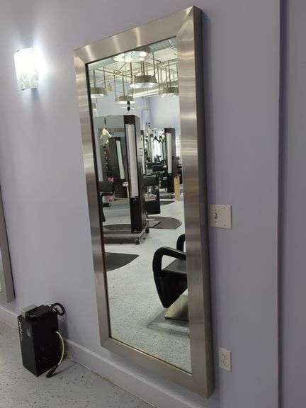Full Length Wall Mirror, Approx 74.5" x 32.5"