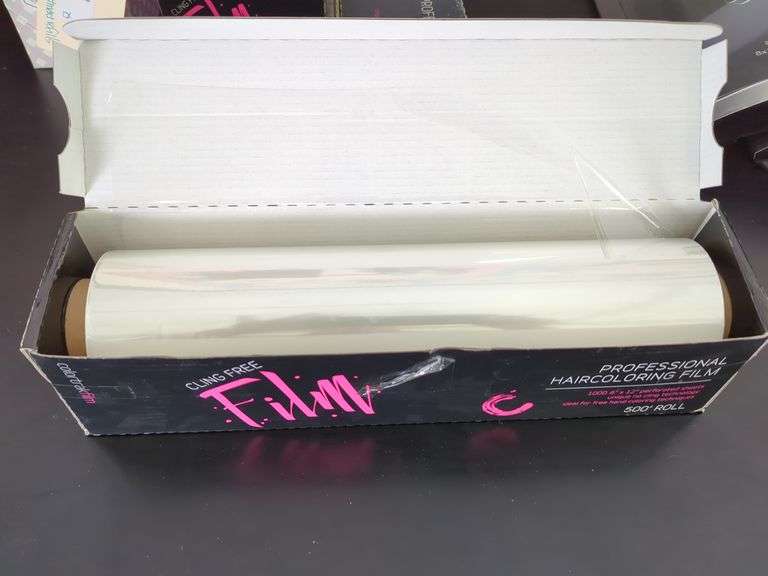 Cling Free ColorTrak Film Professional Balayage Hair Coloring Film 500' Rolls, Qty 5