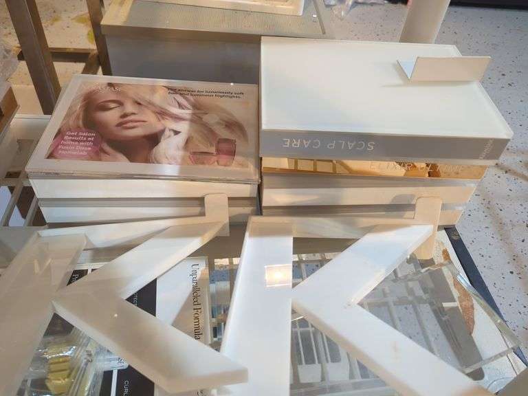 Retail Display Items Including Signs, Letters, Stands and Product Displays