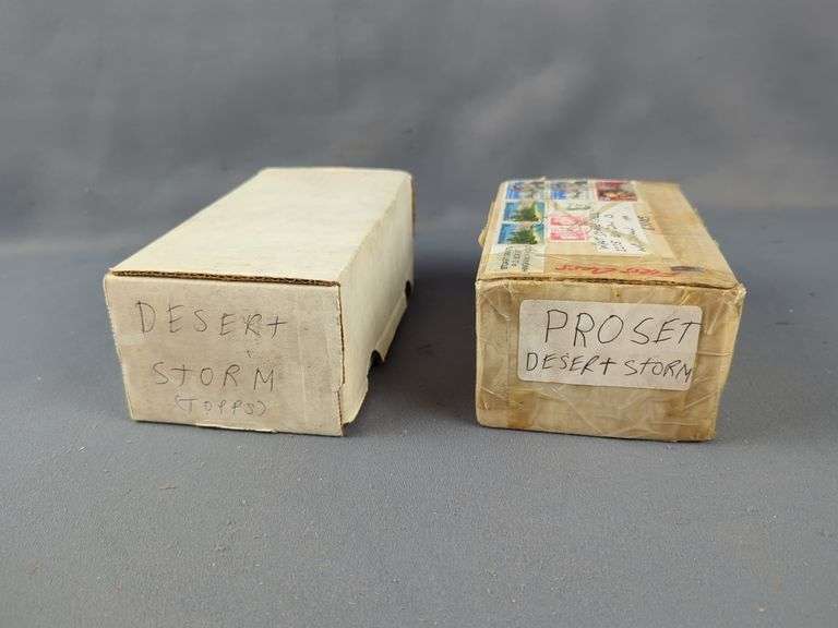 Topps And ProSet Desert Storm Cards