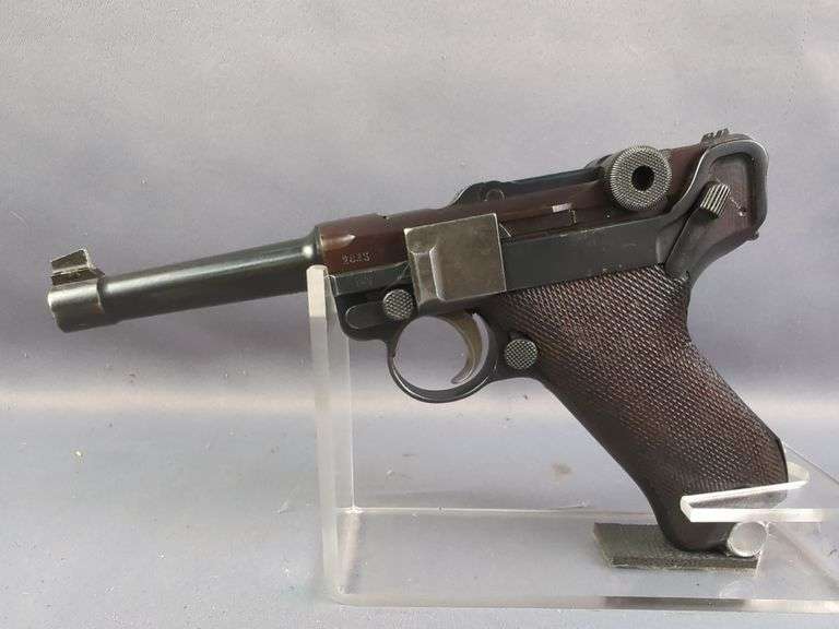 DWM Luger 9mm Para Pistol SN# 2813, 2 Total Mags, In Leather Holster