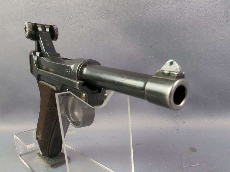 DWM 1916 Luger 9mm Pistol SN# 6833, 2 Total Mags, In Leather Holster On Belt With Imperial German Buckle