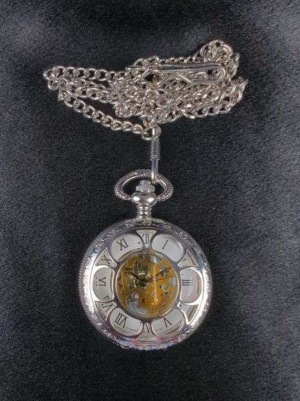 Kansas City Railroad Pocket Watch with Chain and Certificate, Unknown Working Order