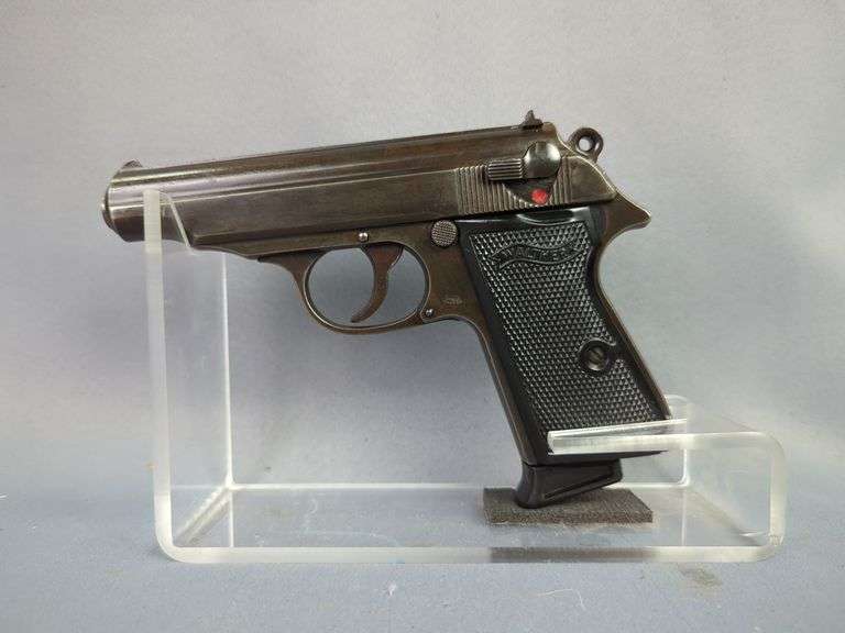 Walther PP 7.65mm Pistol SN# 348401 P, Nazi Mark, 1940s, 3 Total Mags, In Leather Holster