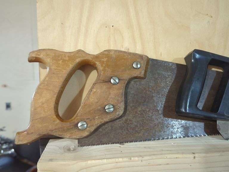 Lot of Four Hand Saws