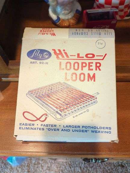 Lily Hi-Lo Looper Loom, Elvis Presley Souvenir Playing Cards, and Wee Walker Baby Shoes
