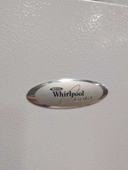 Whirlpool Gold Side-by-Side Refrigerator with Ice and Water Dispenser, Model GD5NHGXLQ00
