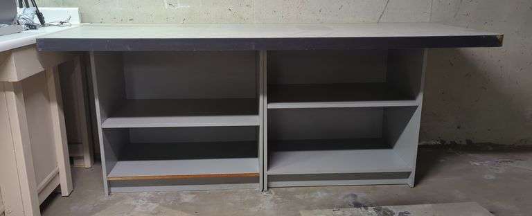 Open Shelf Workbench Table