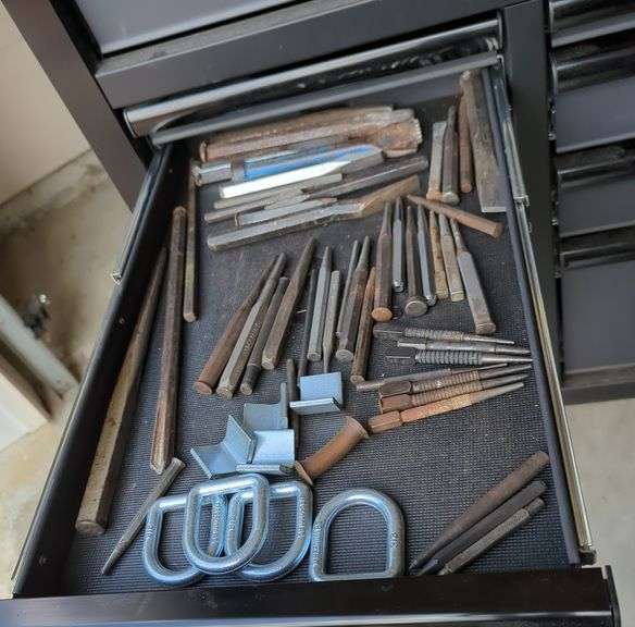 Punches, Chisels, and Hardware, Contents Of Drawer
