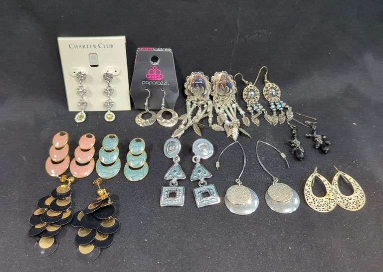 Ladies Dangle Earring Assortment, Qty 11 Pair