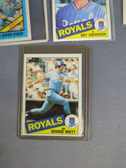 Topps Kansas City Royals Baseball Cards 1980's & 90's