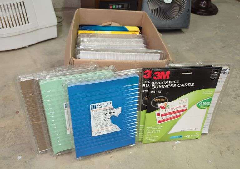 Labels, Cards & Photo Paper, Various Sizes And Styles