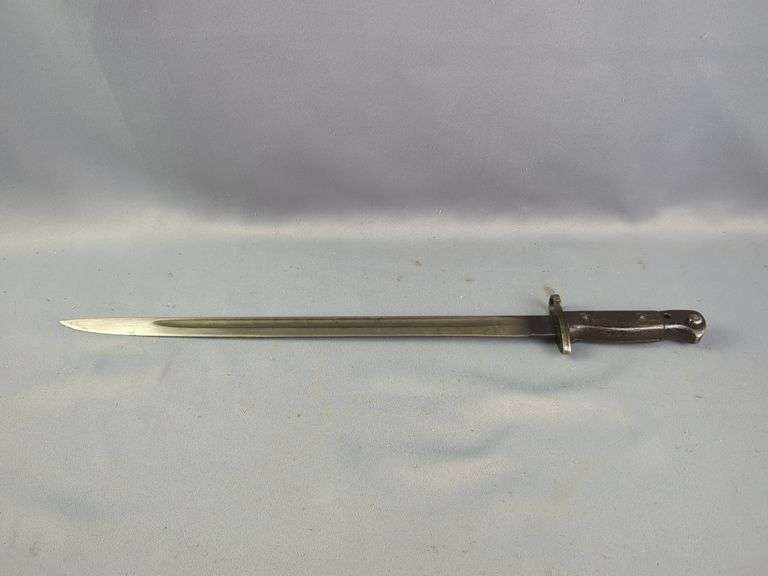 Vickers M1907 Bayonet, 17" Blade, In Sheath