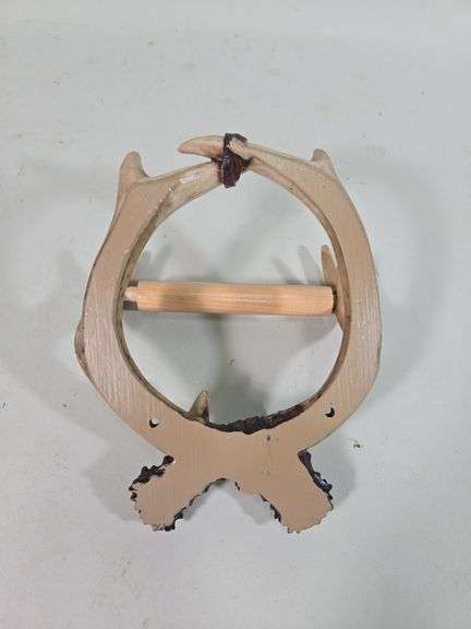 Hamilton Vintage Camping Lantern, And Resin Deer Antler Toilet Paper Holder