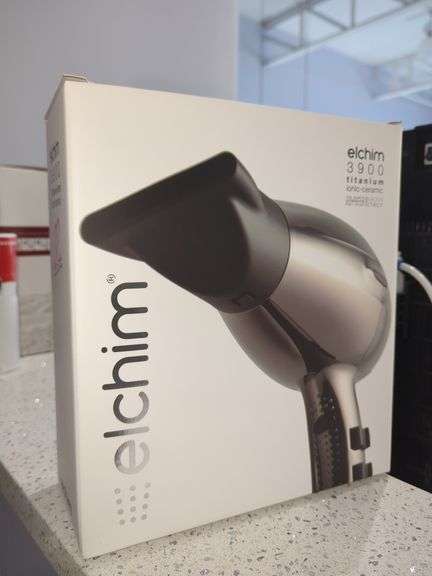 Elchim 3900 Titanium Ionic-Ceramic Professional Hair Dryer, New In Box