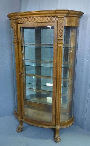 Curio Cabinet With Glass Shelves