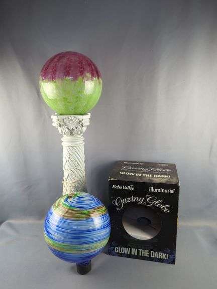 Handblown Gazing Globes With Stand