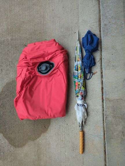 Coleman Lantern, Binoculars, and Car Emergency Kit