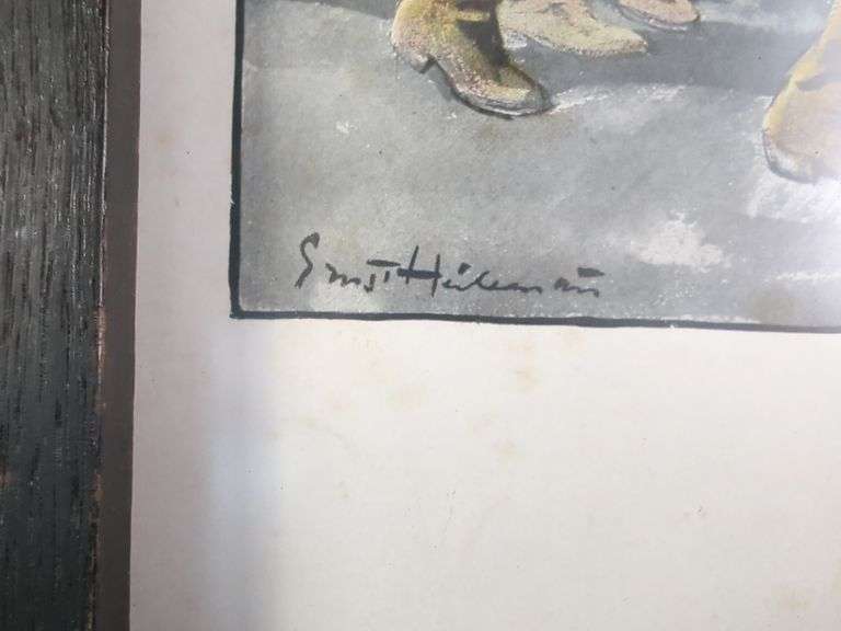 German Military Framed PrintsPrints - "Der Geist der deutschen Armee"