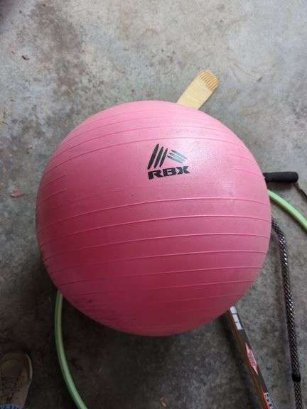 RBX Ball, Franklin Hockey Stick, Hula Hoop, and Exercise Rope