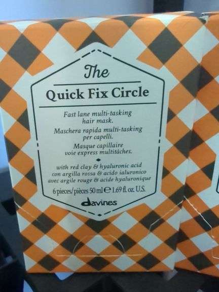 Davines The Quick Fix Circle Hair Masks, Qty 12,