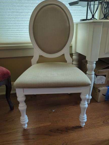 Painted Upholstered Dining Chair